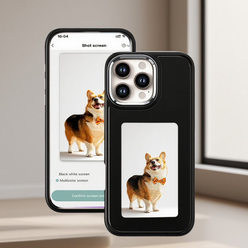 Phone Cases Diy - DIY E-Ink-Bildschirm-Telefonhülle NFC für iPhone 15