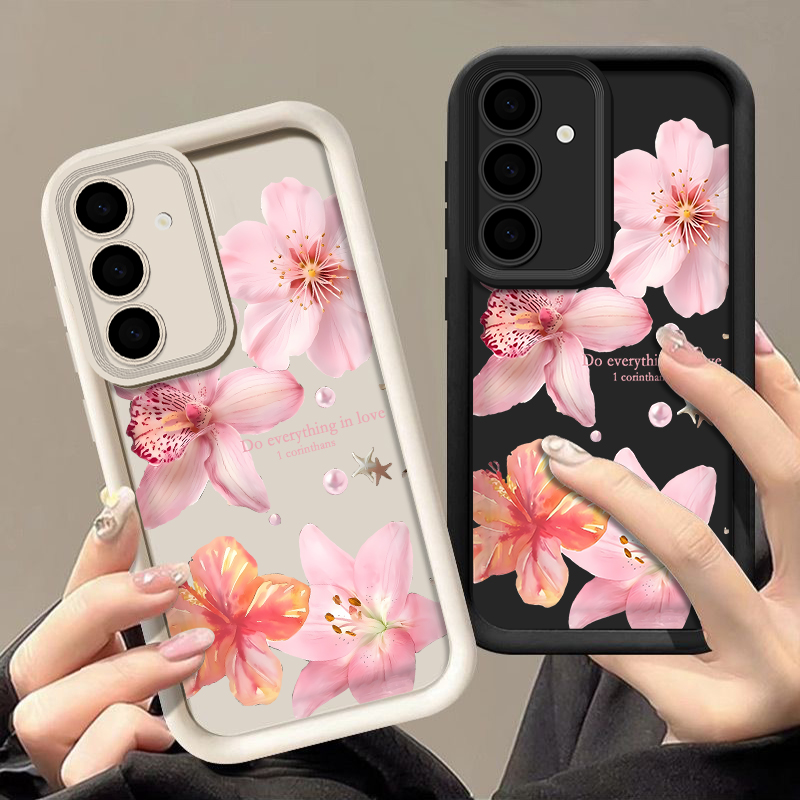 Rosa Blumen Handyhülle für Sam – Phone Cases Pink Bewertung und Preis