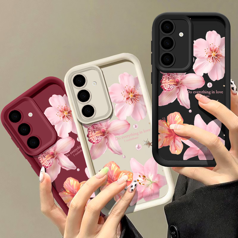 Rosa Blumen Handyhülle für Sam – Phone Cases Pink Bewertung und Preis