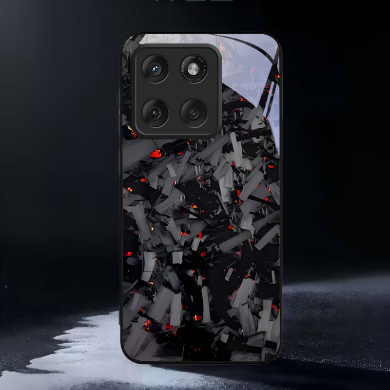 Dark Fragmented Embers Schwarz – Phone Cases Motorola Bewertung und Preis