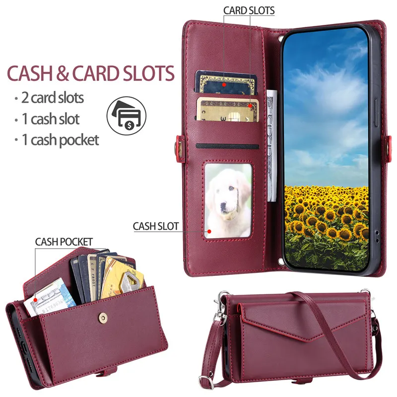 Crossbody Flip Ledertasche für – Phone Cases Australia Bewertung und Preis