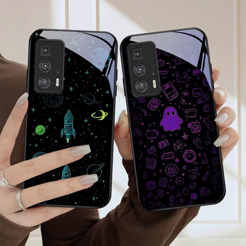 Violettes Sternenfluss-Muster  – Phone Cases Motorola Bewertung und Preis