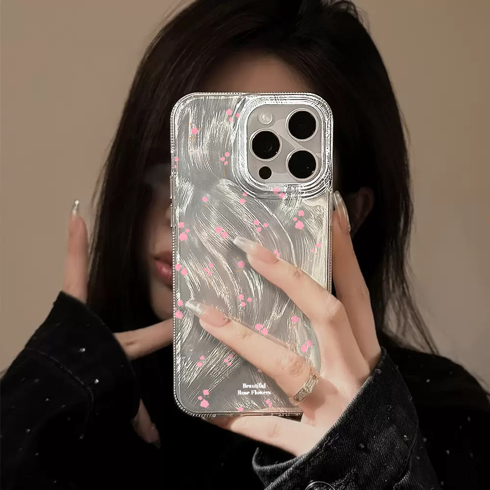 Einfache Rosa Blumen Handyhüll – Phone Cases Pink Bewertung und Preis