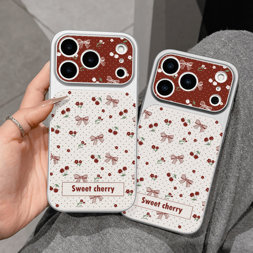Süße Kirschblüten-Leder-Handyh – Phone Cases Quality Bewertung und Preis