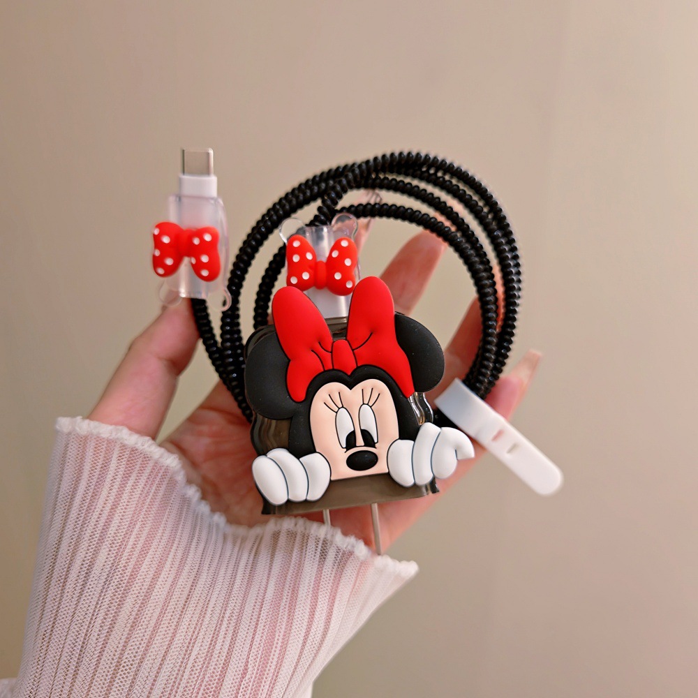 Niedlicher Mickey Minnie Kabel – Phone Cases Rubber Bewertung und Preis