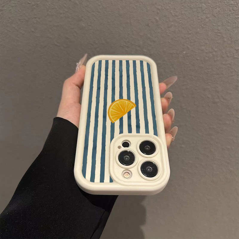 Gestreifte Zitronenscheiben-Mu – Phone Cases Australia Bewertung und Preis