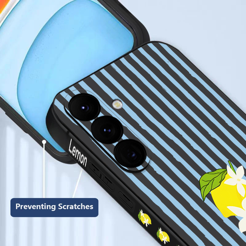 Gestreifte Zitronen-Print TPU  – Phone Cases Galaxy A17 Bewertung und Preis