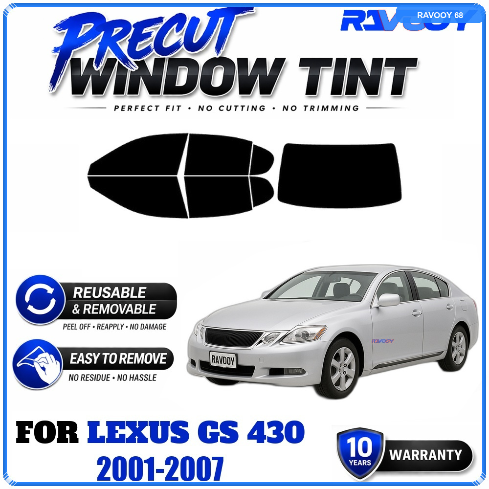 RAVOOY Precut Window Tint, Reu - Air Bubble Remover recension och pris