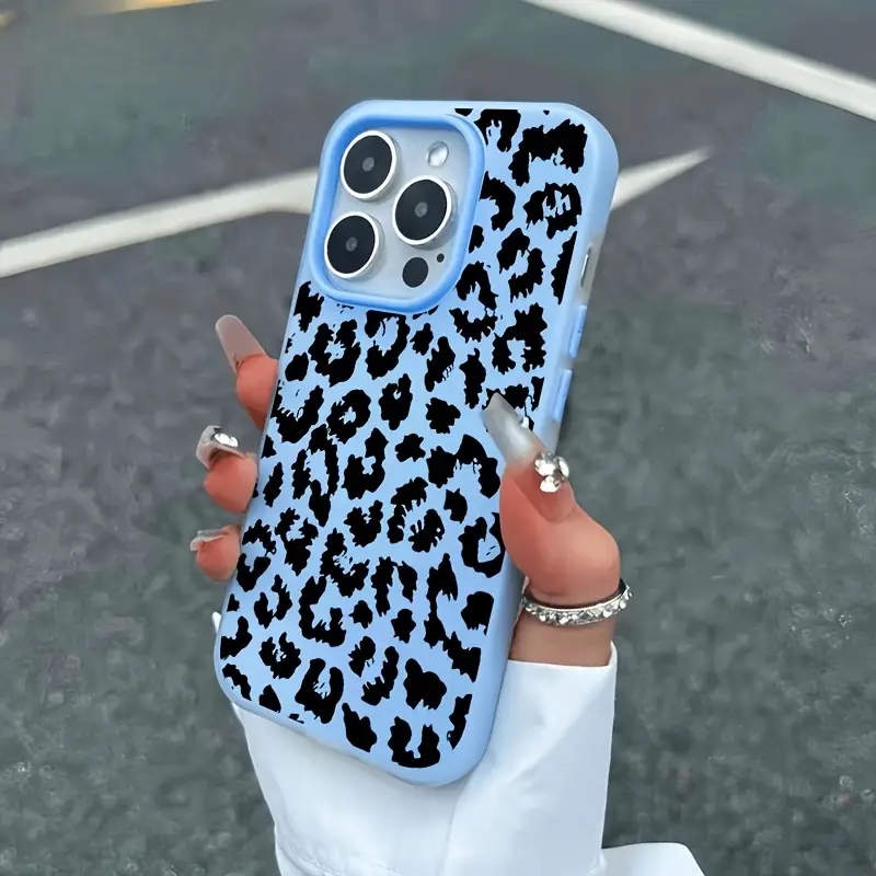 Gepunktete schwarze Leopardenm – Phone Cases Leopard Print Bewertung und Preis