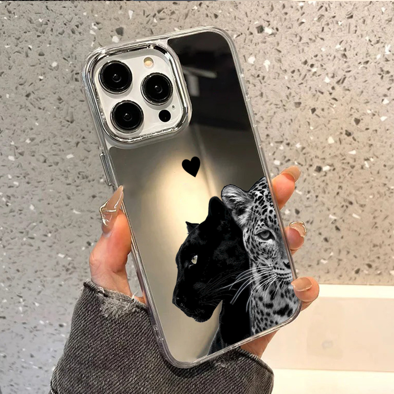 Modische Handyhülle mit schwar – Phone Cases Leopard Print Bewertung und Preis