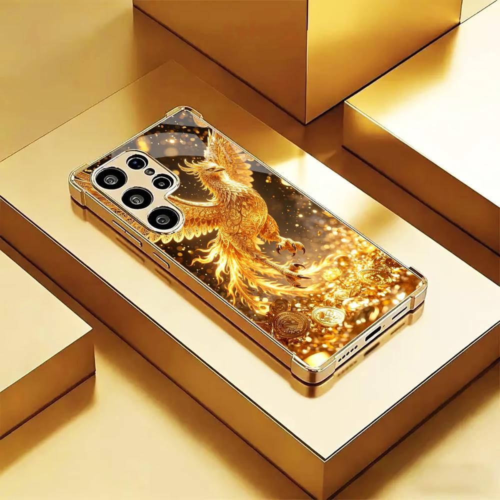 Luxuriöse Goldene Vogel-Handyh – Phone Cases Quad Lock Bewertung und Preis