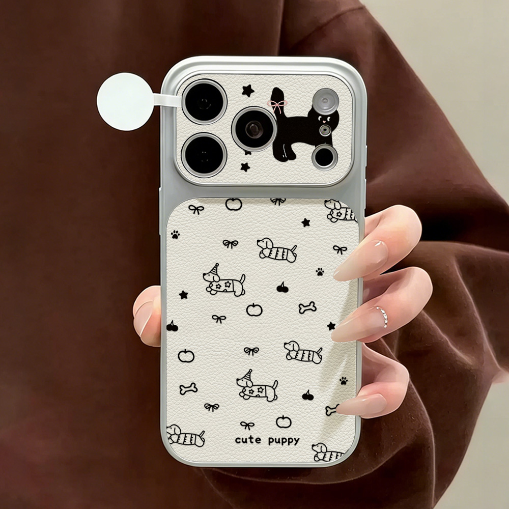 Niedliche Welpen-Leder-Handyhü – Phone Cases Quality Bewertung und Preis