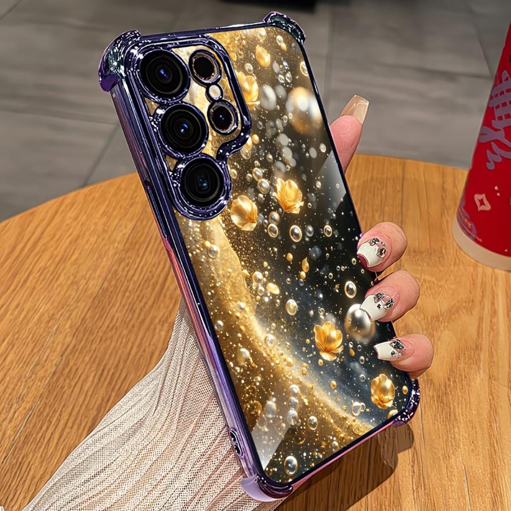Premium Golden Flower Handyhül – Phone Cases Quad Lock Bewertung und Preis