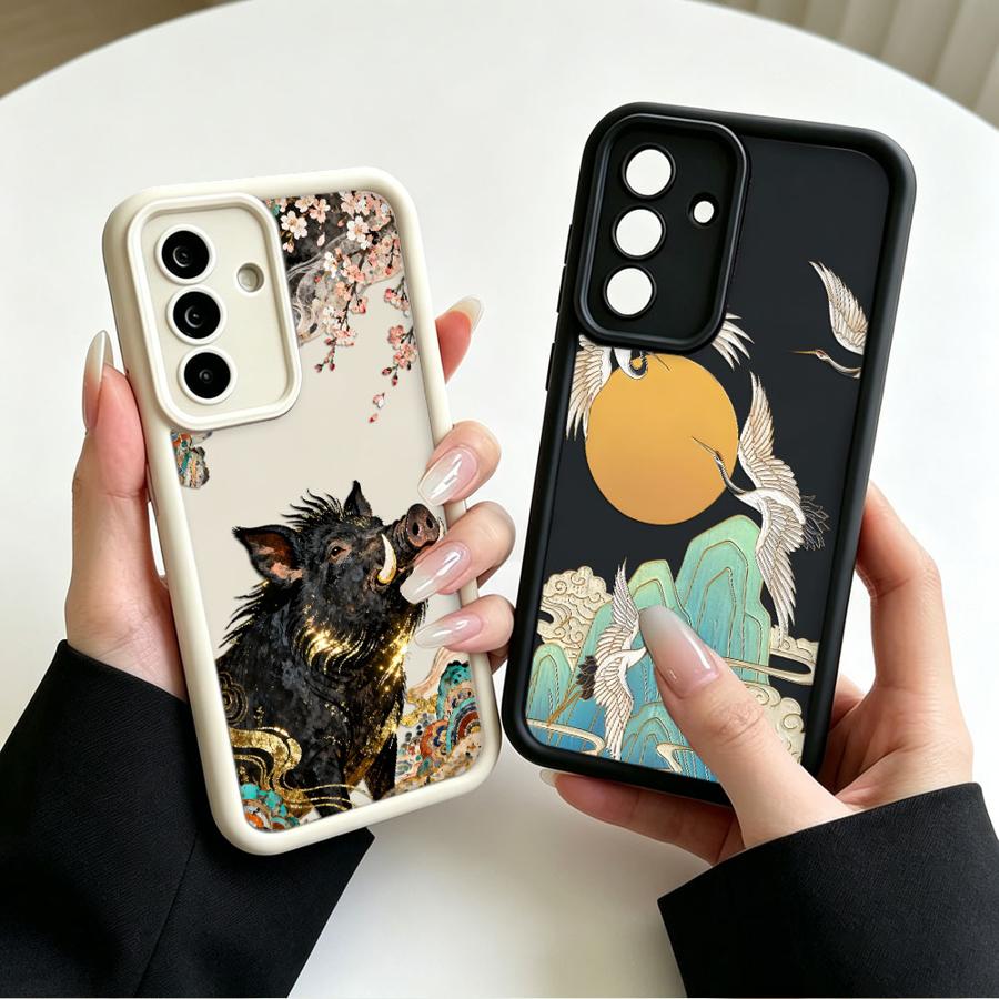 Cartoon Kranich Wildschwein Ha – Phone Cases Galaxy A17 Bewertung und Preis