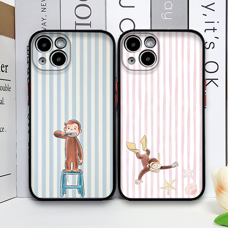 Cartoon Gestreifter Affe mit K – Phone Cases Iphone 16 Pro Max Bewertung und Preis